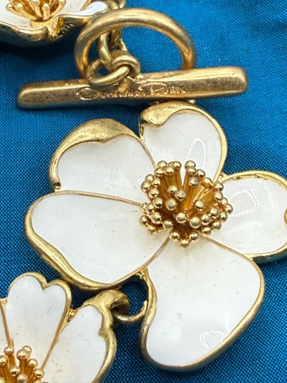 Oscar de la Renta Flower Bracelet